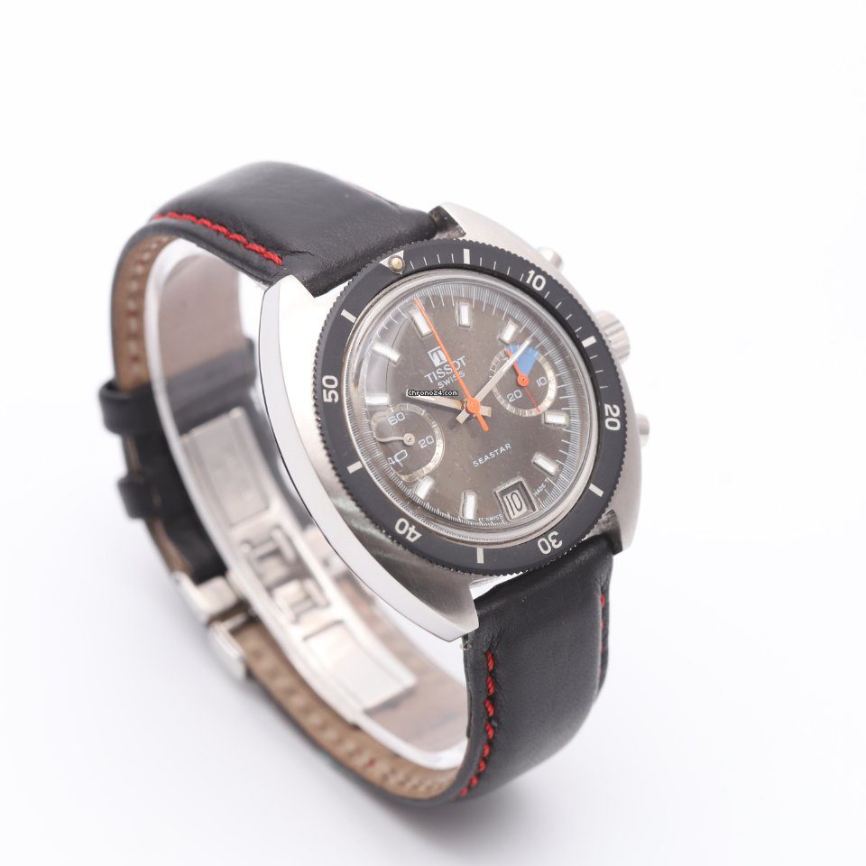 Tissot Seastar Navigator Chronograph Manual Wind Watch 40522-1