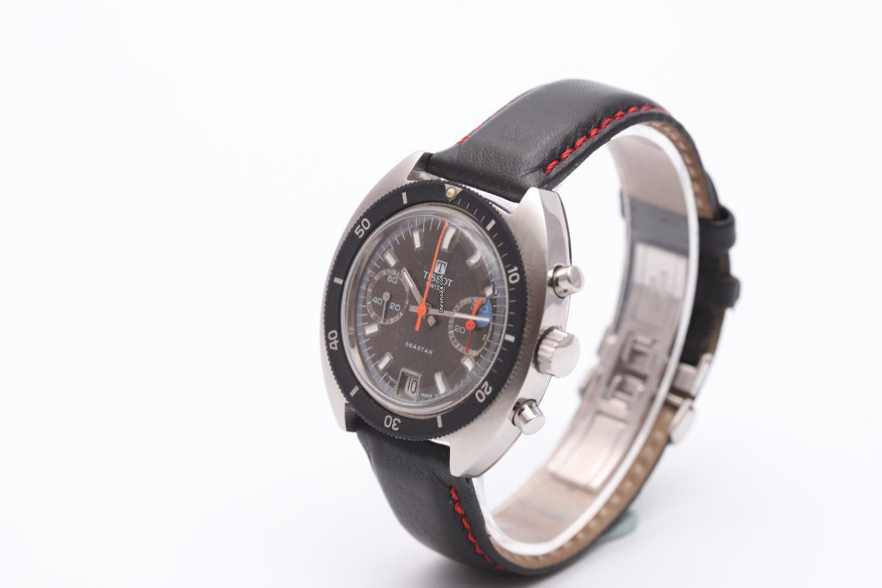 Tissot Seastar Navigator Chronograph Manual Wind Watch 40522-1