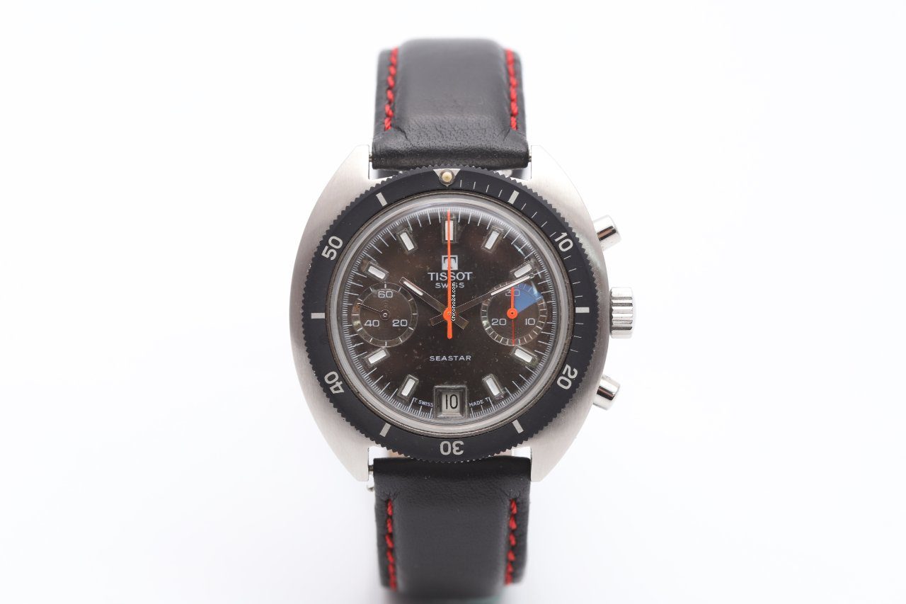 Tissot Seastar Navigator Chronograph Manual Wind Watch 40522-1