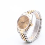 Rolex Datejust 36 Bronze Dial Steel & Gold Automatic Watch 16013