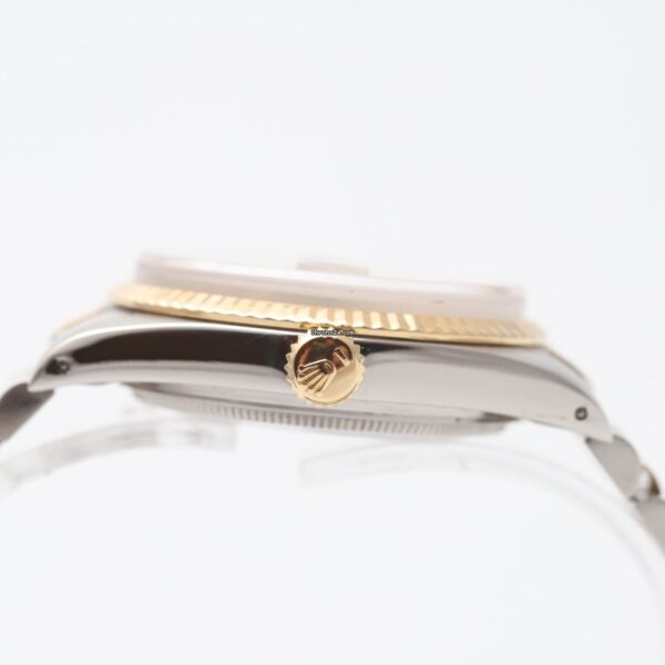 Rolex Datejust 36 Bronze Dial Steel & Gold Automatic Watch 16013