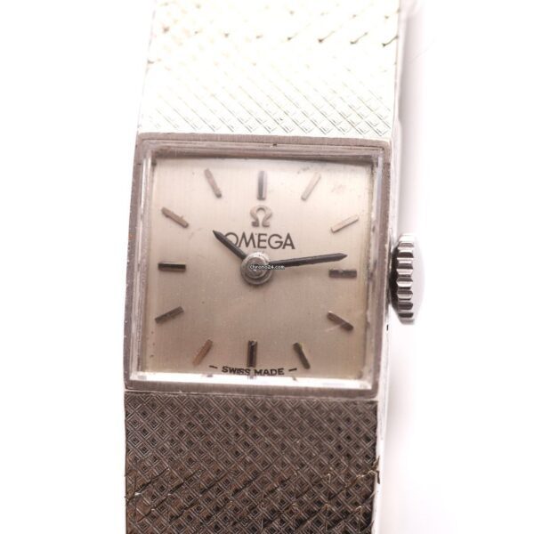 OMEGA Vintage 18K White Gold Manual Wind 1970s Watch