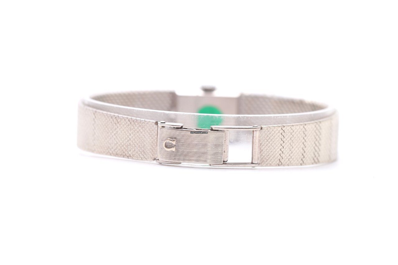 OMEGA Vintage 18K White Gold Manual Wind 1970s Watch