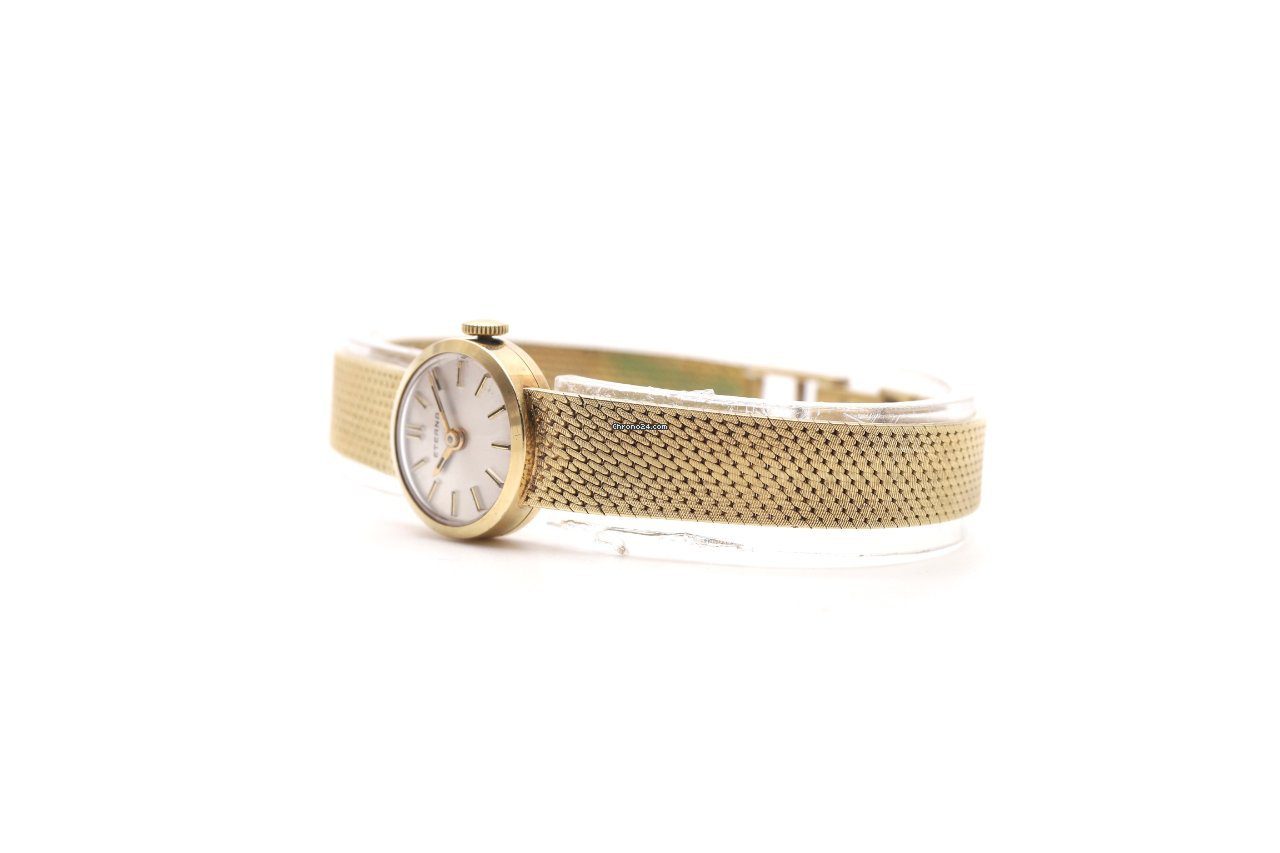 Eterna Vintage 14K Yellow Gold 1970s Ladies Manual Wind Watch