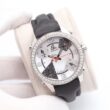 Jacob & Co Five Time Zones Diamond Bezel and Mother of Pearl Dial Quartz Watch