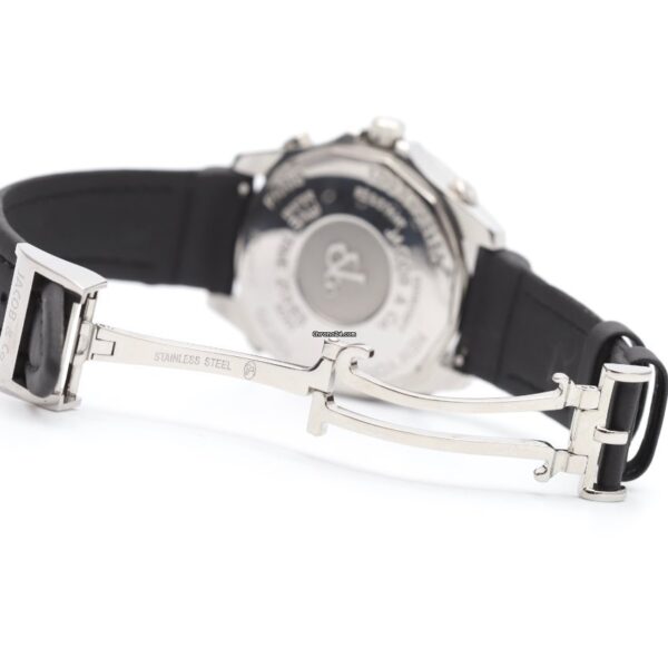 Jacob & Co Five Time Zones Diamond Bezel and Mother of Pearl Dial Quartz Watch