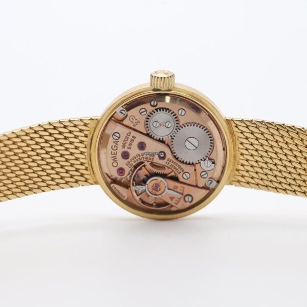 OMEGA Vintage 18K Yellow Gold 1970s Manual Wind Ladies Watch