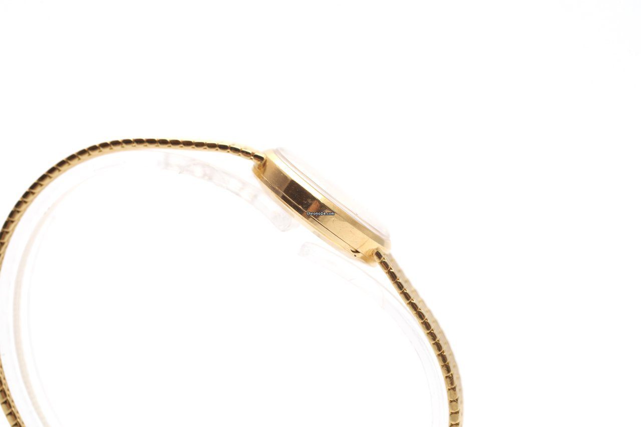 OMEGA Vintage 18K Yellow Gold 1970s Manual Wind Ladies Watch