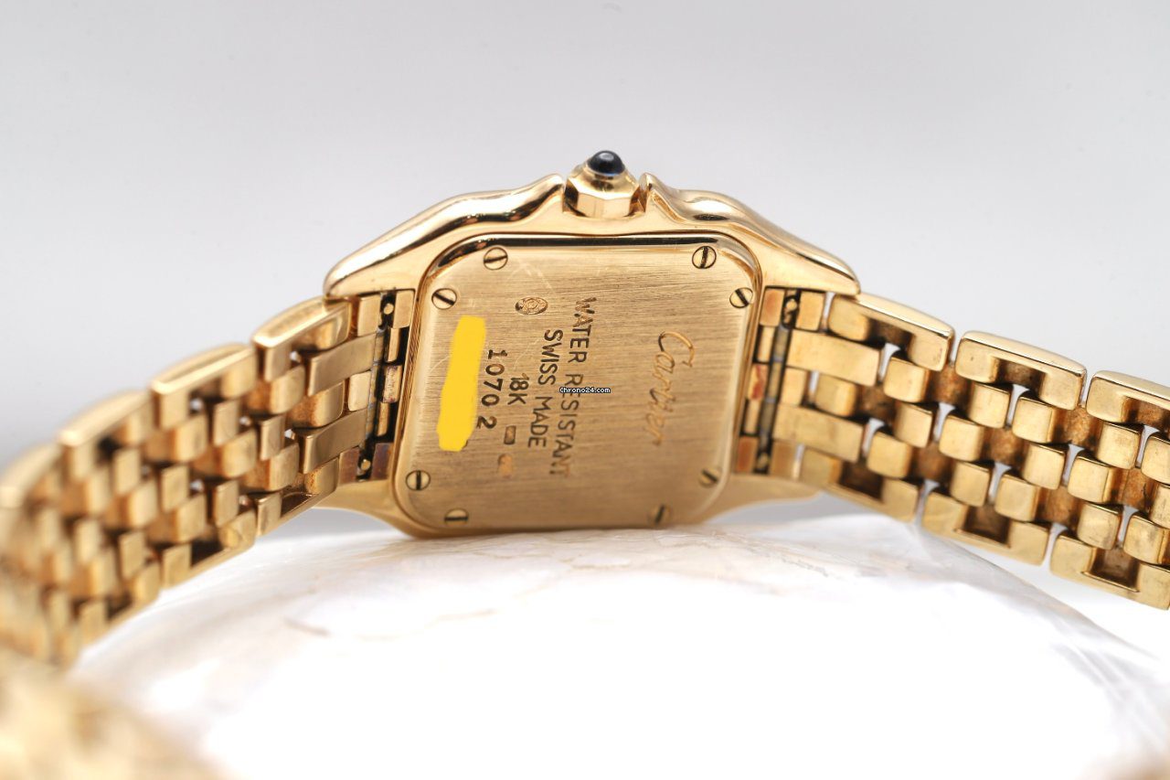 Cartier Panthere 18K Yellow Gold Case & Bracelet 22mm Ladies Watch