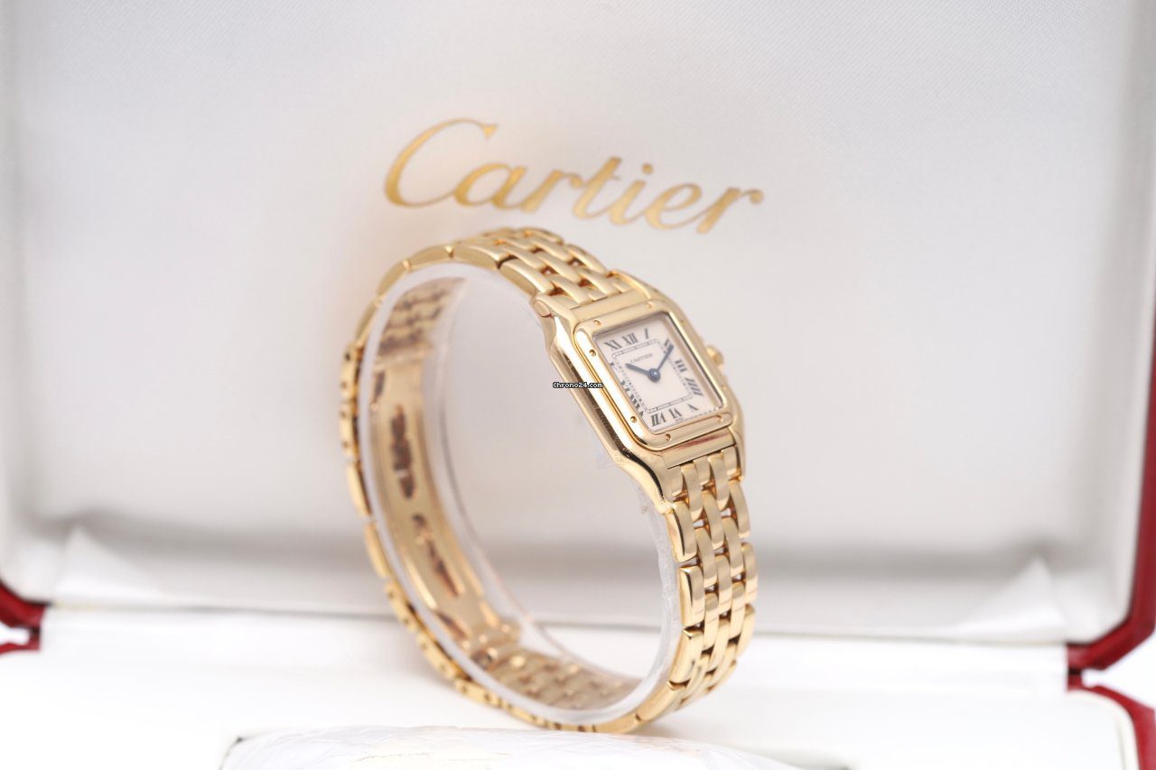 Cartier Panthere 18K Yellow Gold Case & Bracelet 22mm Ladies Watch
