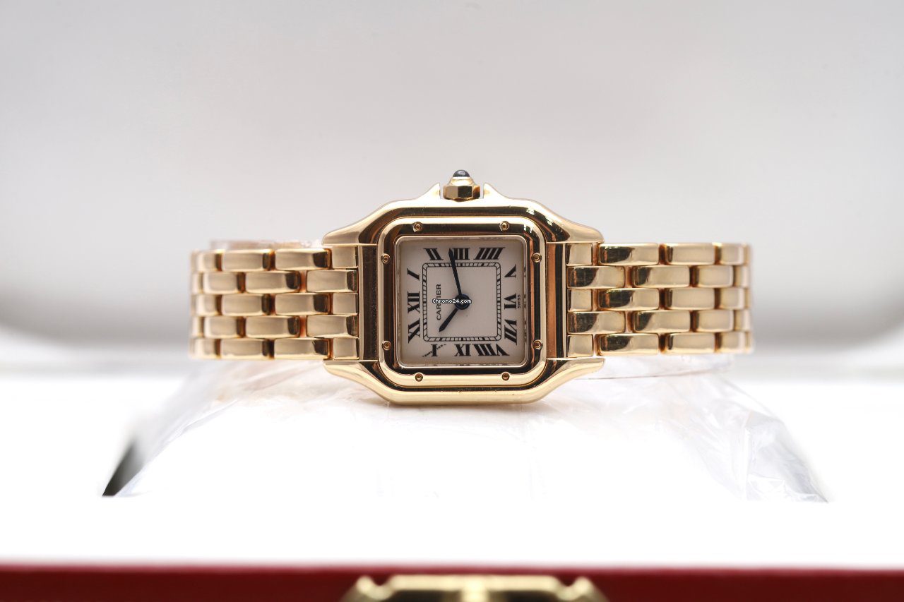 Cartier Panthere 18K Yellow Gold Case & Bracelet 22mm Ladies Watch