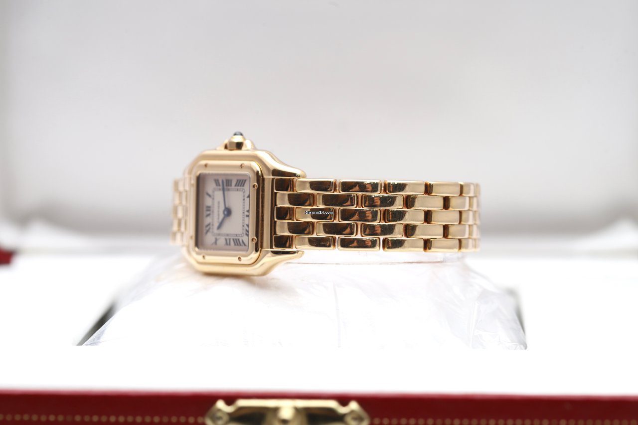 Cartier Panthere 18K Yellow Gold Case & Bracelet 22mm Ladies Watch