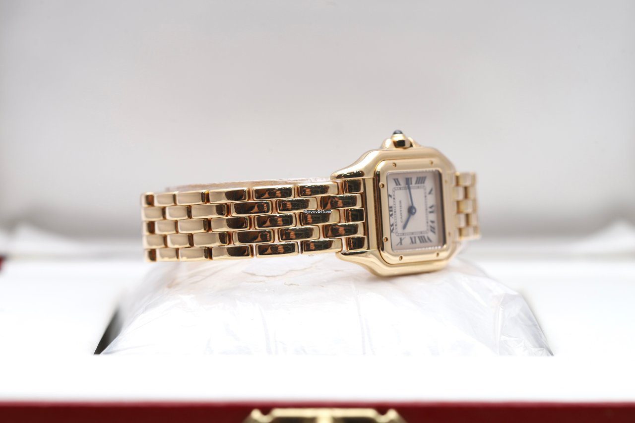 Cartier Panthere 18K Yellow Gold Case & Bracelet 22mm Ladies Watch
