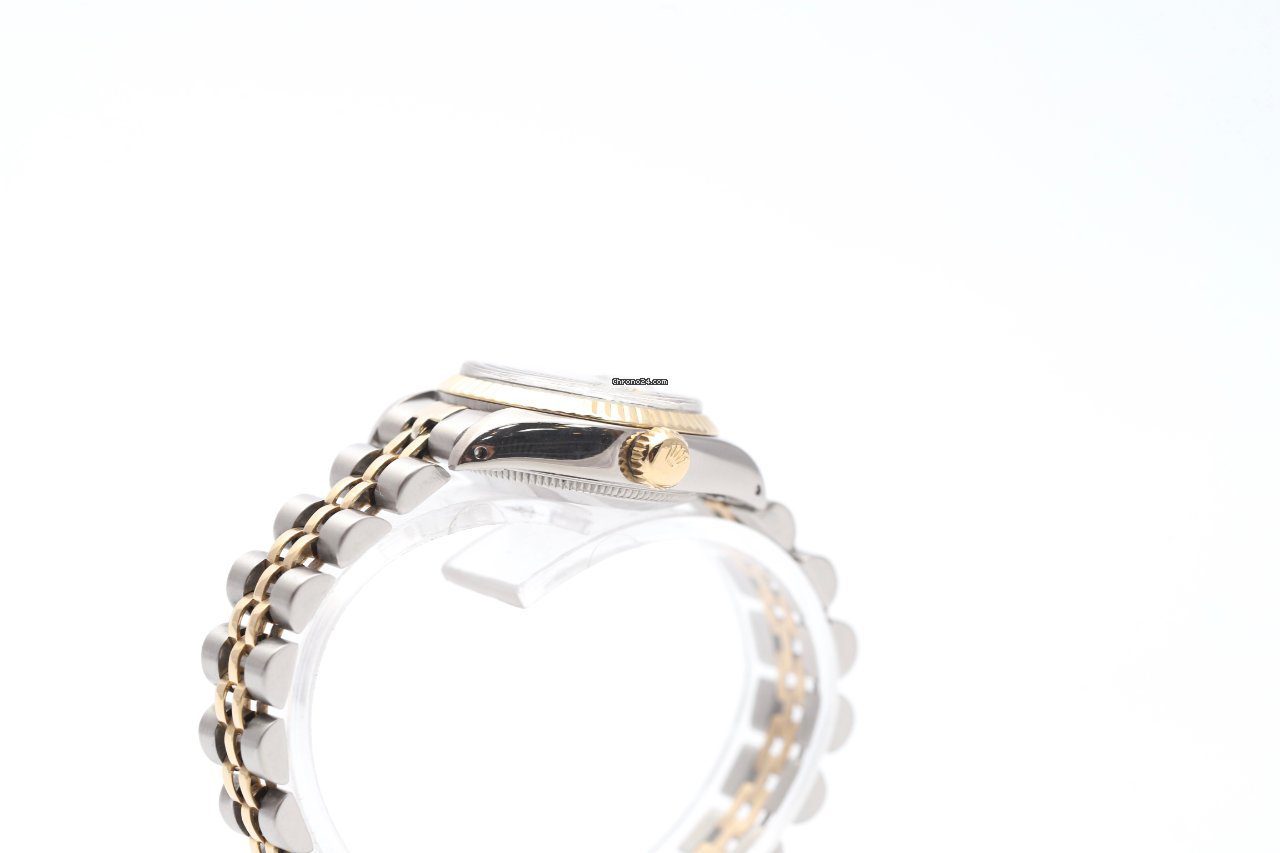 23843733-1358i76x5k4aep9pamwtpf1l-ExtraLarge Rolex Lady-Datejust 26 Steel & Gold Diamond Dial Automatic Watch 6917