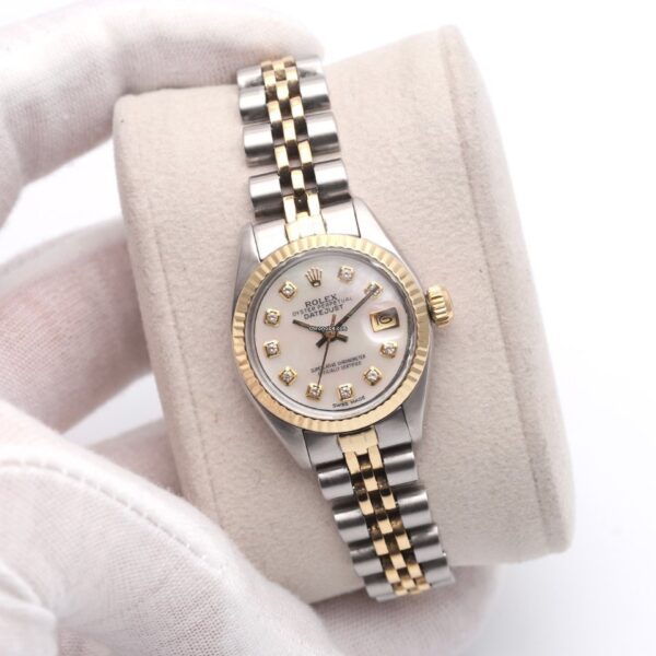 Rolex Lady-Datejust 26 Steel & Gold Diamond Dial Automatic Watch 6917