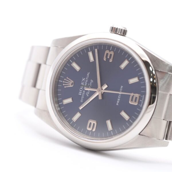 Rolex Air-King 34mm Blue Dial Automatic Watch 14000M