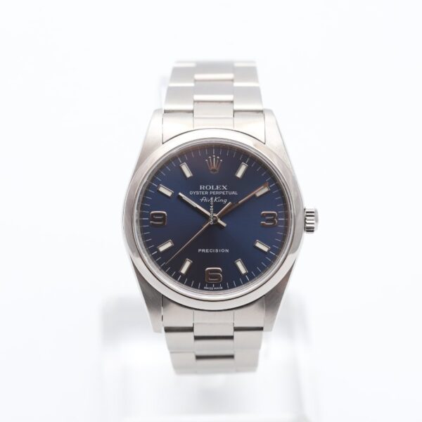 Rolex Air-King 34mm Blue Dial Automatic Watch 14000M