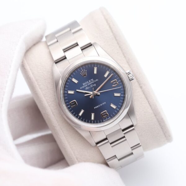 Rolex Air-King 34mm Blue Dial Automatic Watch 14000M