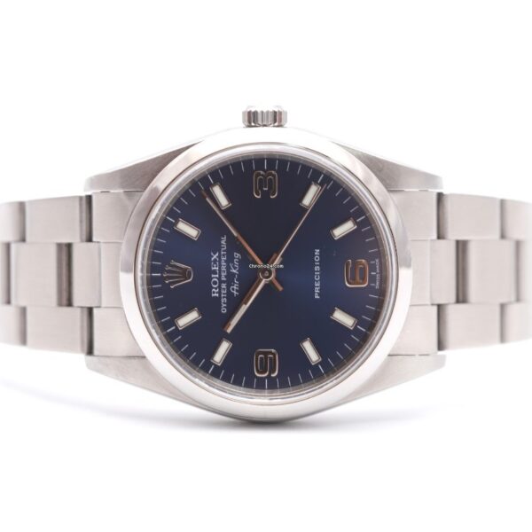 Rolex Air-King 34mm Blue Dial Automatic Watch 14000M
