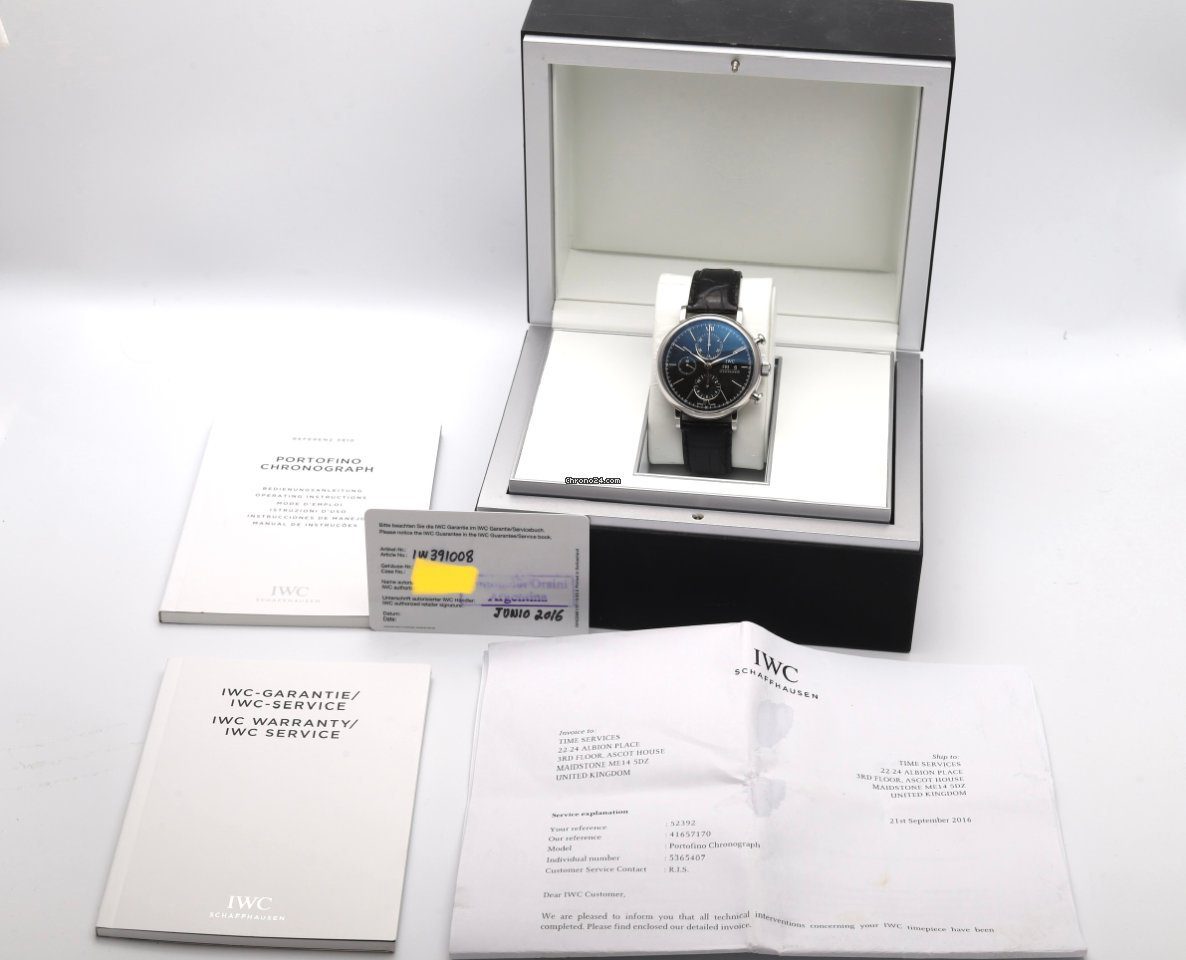 IWC Portofino Chronograph Day/Date Automatic Watch IW391008
