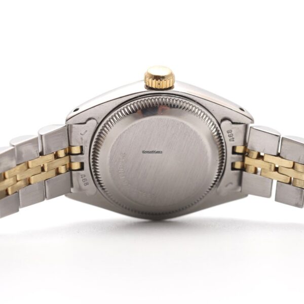 Rolex Lady-Datejust 26 Steel & Gold Mother of Pearl Diamond Dial Automatic Watch 6917