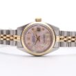 Rolex Lady-Datejust 26 Steel & Gold Mother of Pearl Diamond Dial Automatic Watch 6917