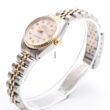 Rolex Lady-Datejust 26 Steel & Gold Mother of Pearl Diamond Dial Automatic Watch 6917