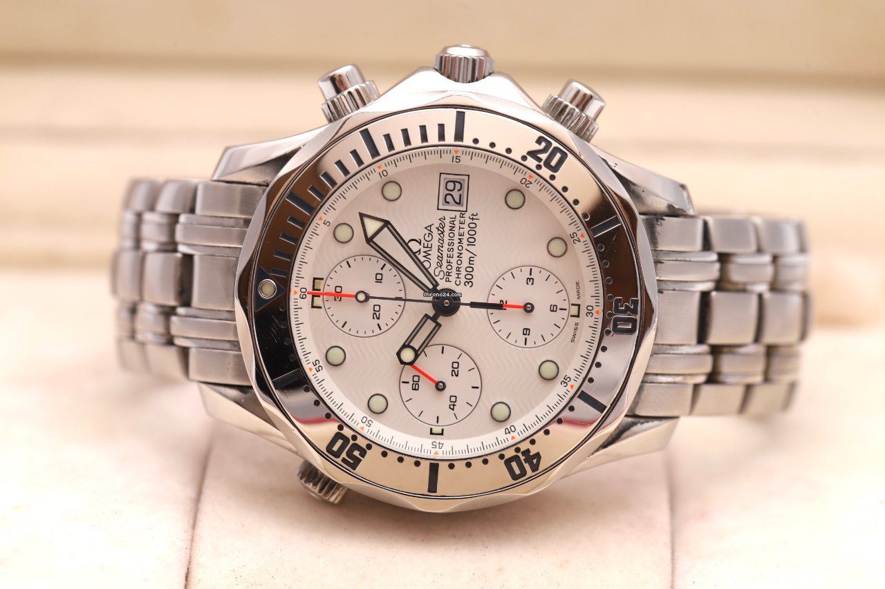 OMEGA Seamaster White Dial Chronograph 2006 Automatic Watch 2598.20.00