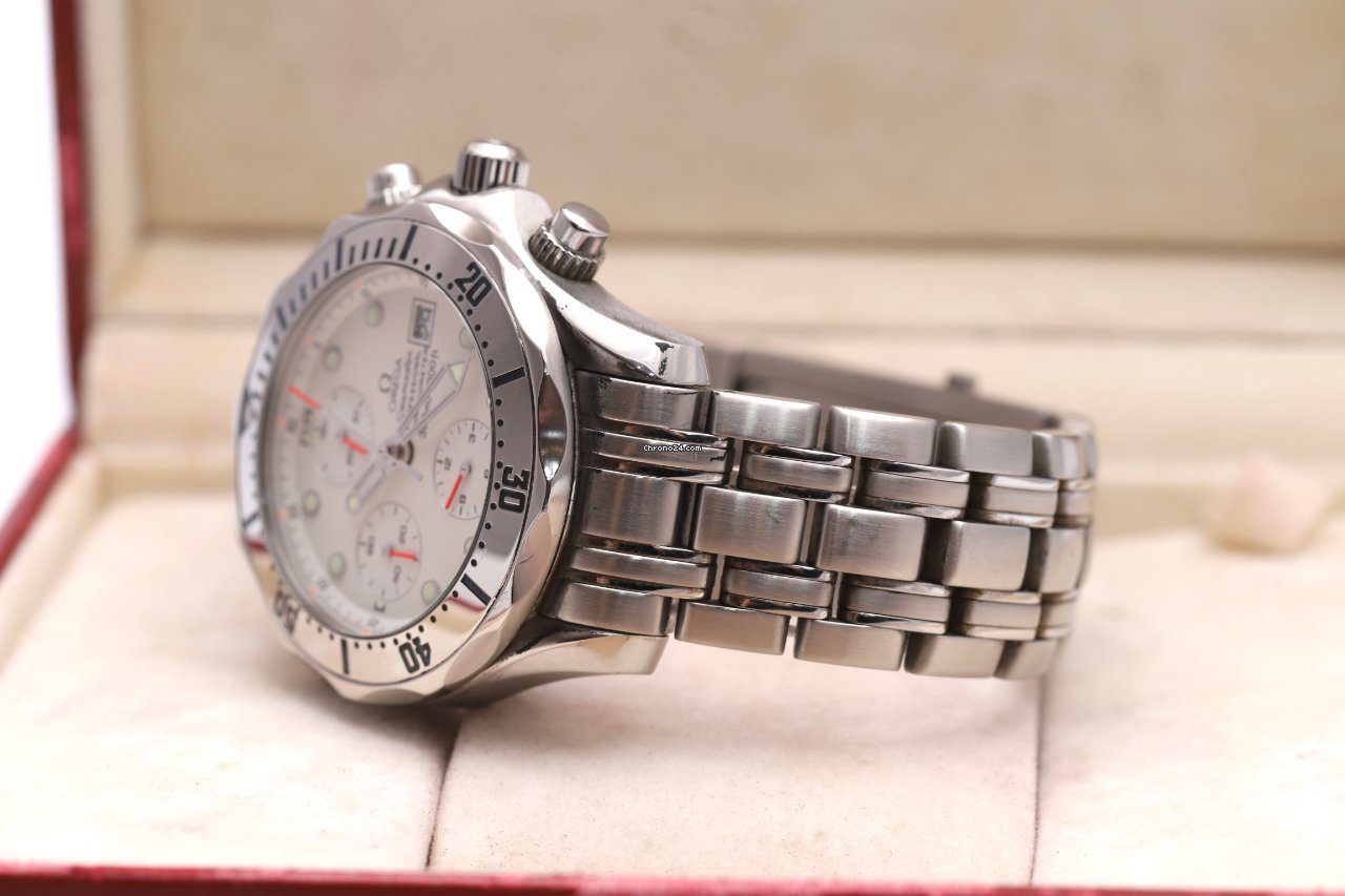 OMEGA Seamaster White Dial Chronograph 2006 Automatic Watch 2598.20.00