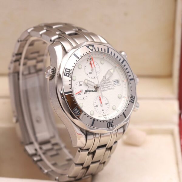OMEGA Seamaster White Dial Chronograph 2006 Automatic Watch 2598.20.00