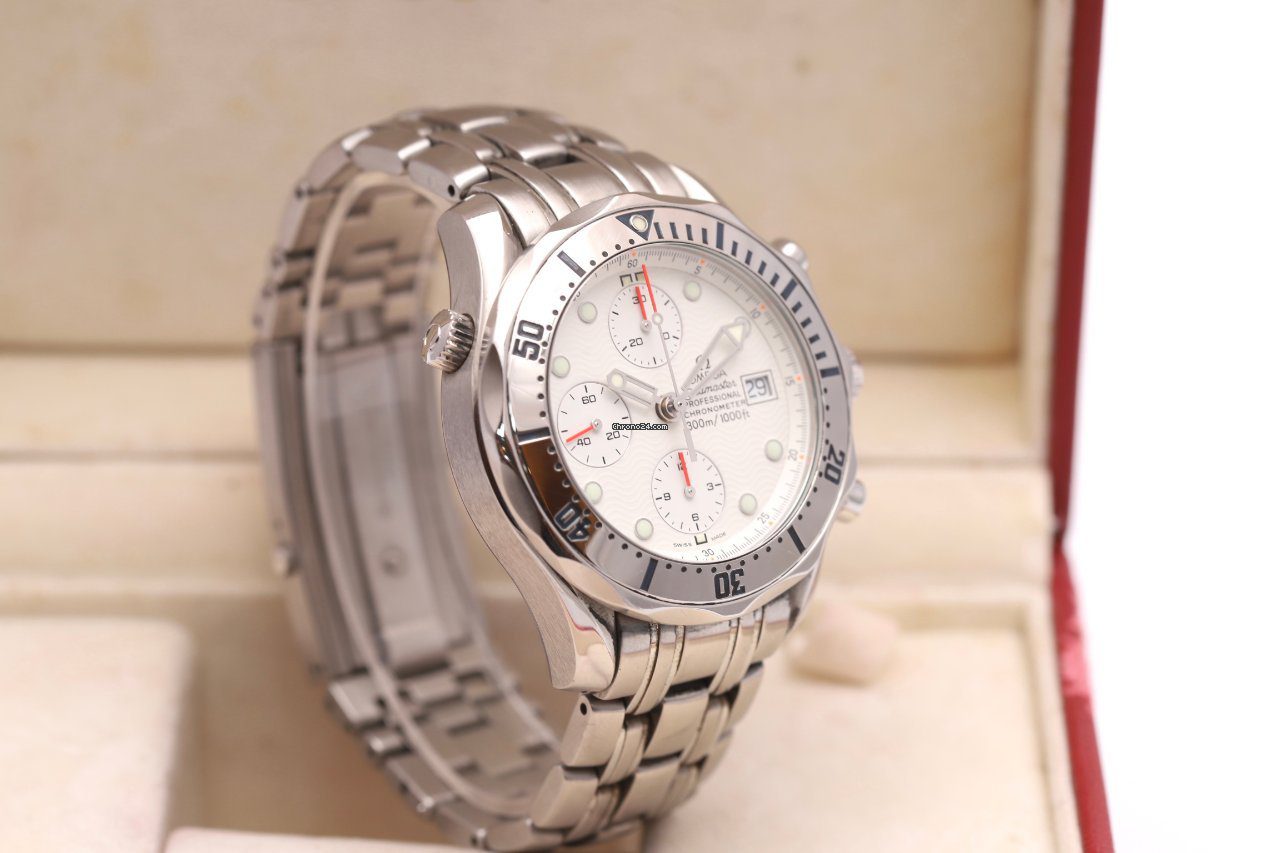 OMEGA Seamaster White Dial Chronograph 2006 Automatic Watch 2598.20.00