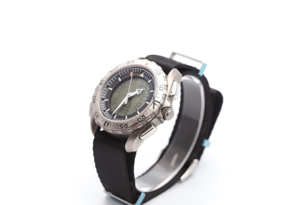 OMEGA Speedmaster X-33 Titanium Case with Nato Strap Digital Quartz Watch 32905000