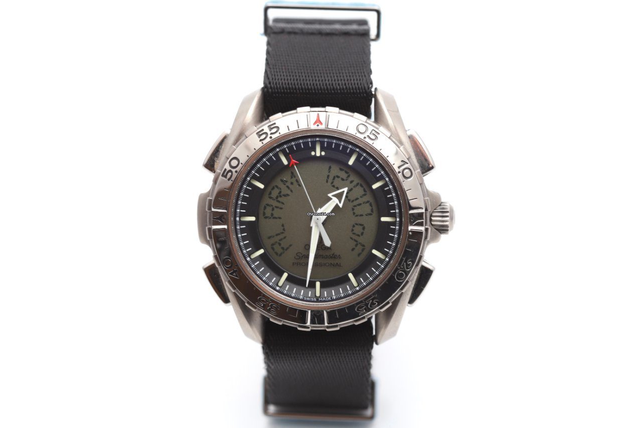 OMEGA Speedmaster X-33 Titanium Case with Nato Strap Digital Quartz Watch 32905000