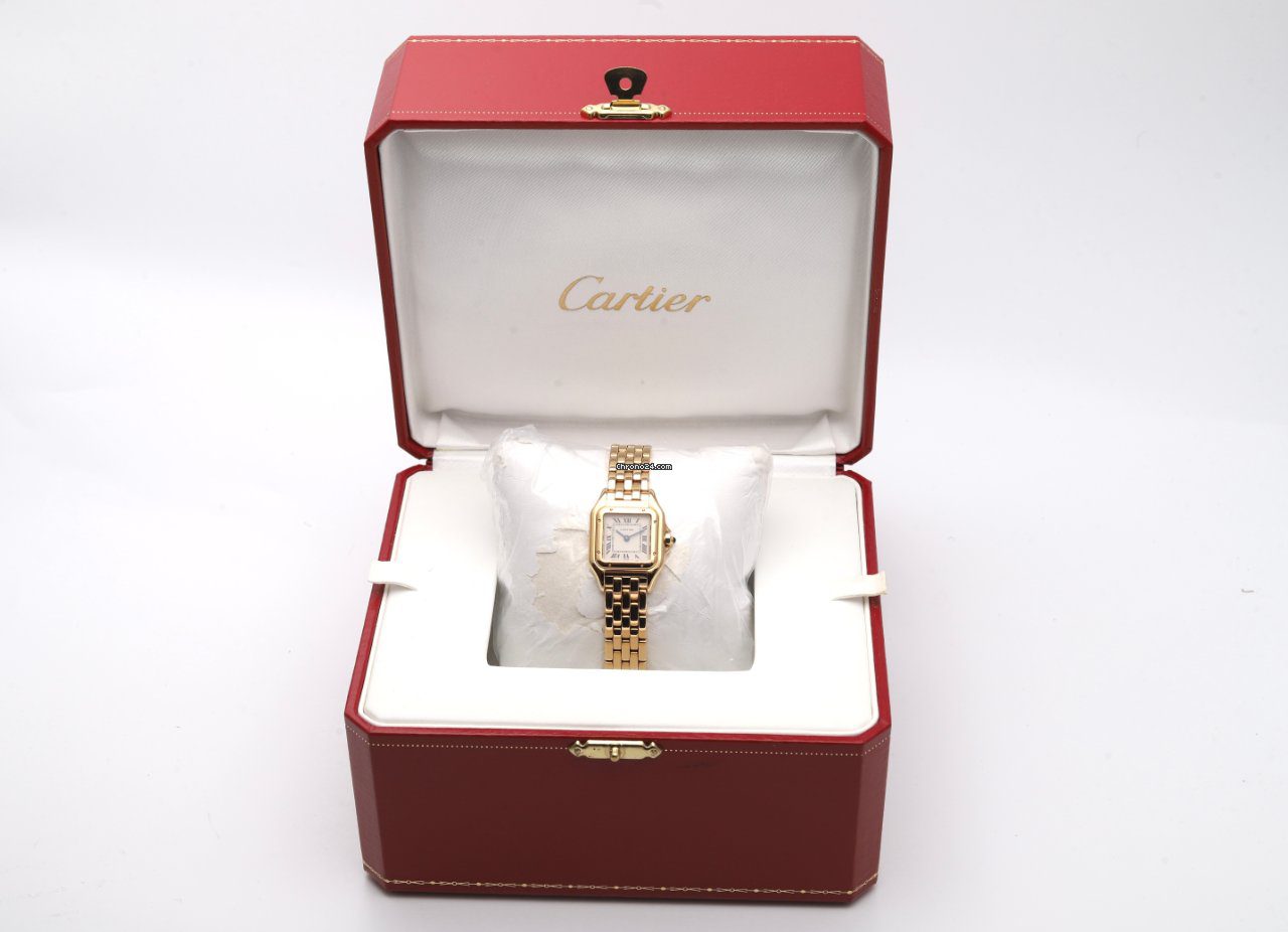 Cartier Panthere 18K Yellow Gold Case & Bracelet 22mm Ladies Watch
