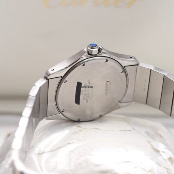 Cartier Santos Ronde Galbee Steel & Gold Automatic Watch 1910