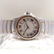 Cartier Santos Ronde Galbee Steel & Gold Automatic Watch 1910