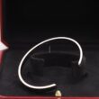 Cartier 18K White Gold Love Bangle