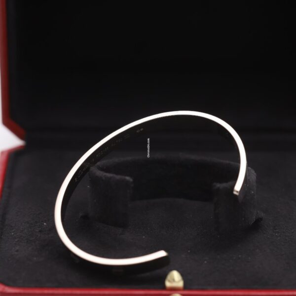 Cartier 18K White Gold Love Bangle