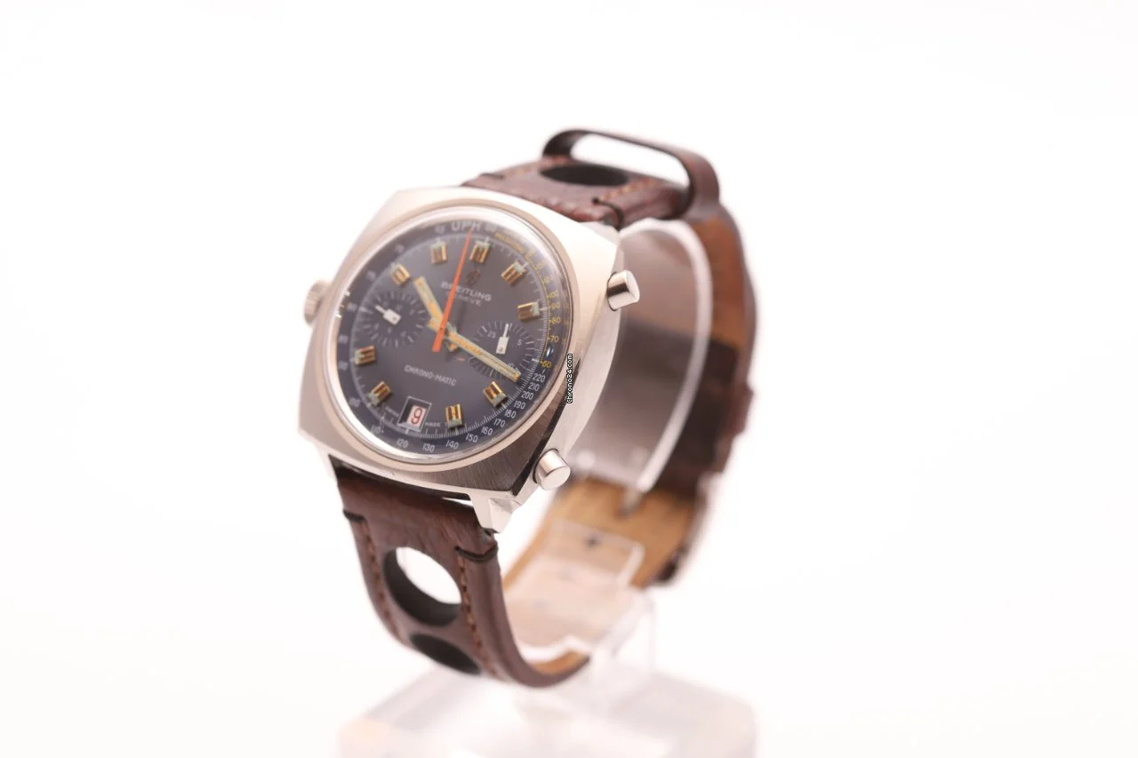 Breitling Chrono-matic 1969 cal.11 Rare Blue Dial Watch