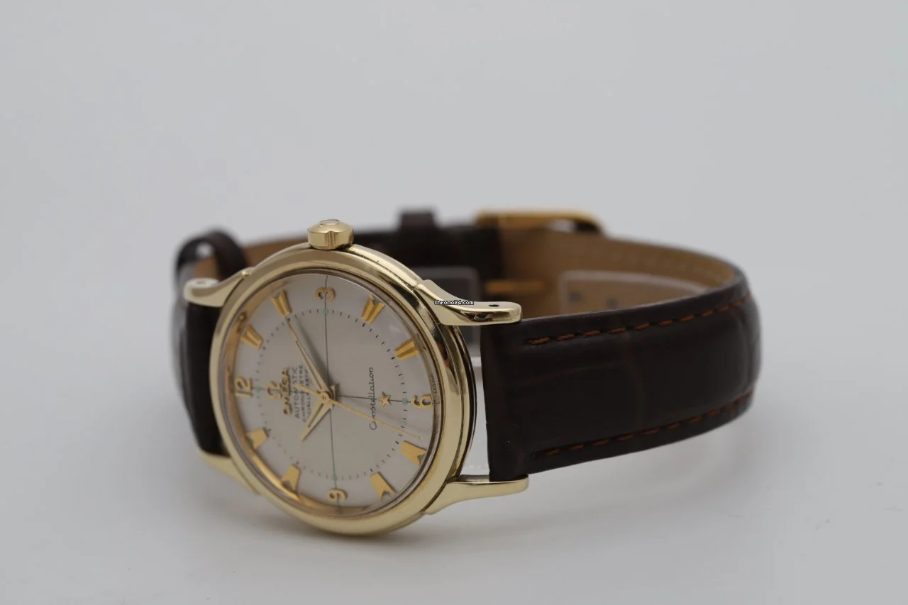 Omega Vintage 1947 Constellation 14k Solid Yellow Gold Automatic Watch