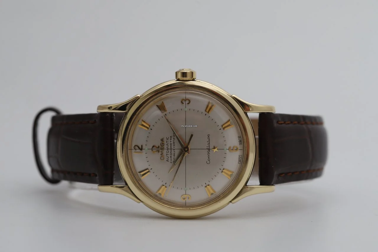 Omega Vintage 1947 Constellation 14k Solid Yellow Gold Automatic Watch