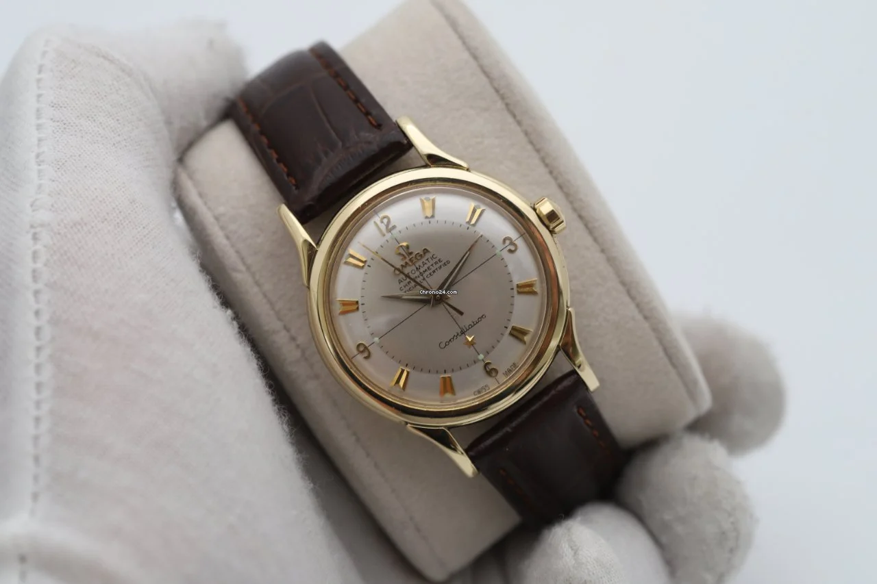 Omega Vintage 1947 Constellation 14k Solid Yellow Gold Automatic Watch