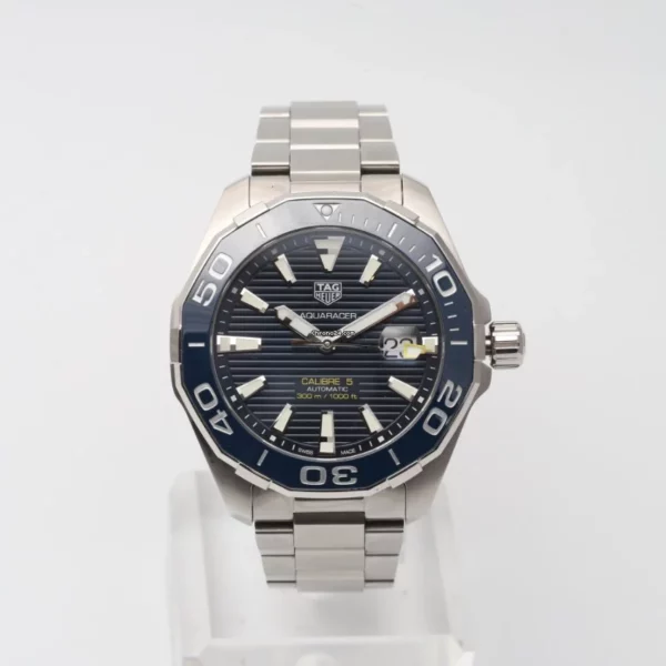 TAG Heuer Aquaracer WAY201B Blue Dial Automatic 43mm Watch