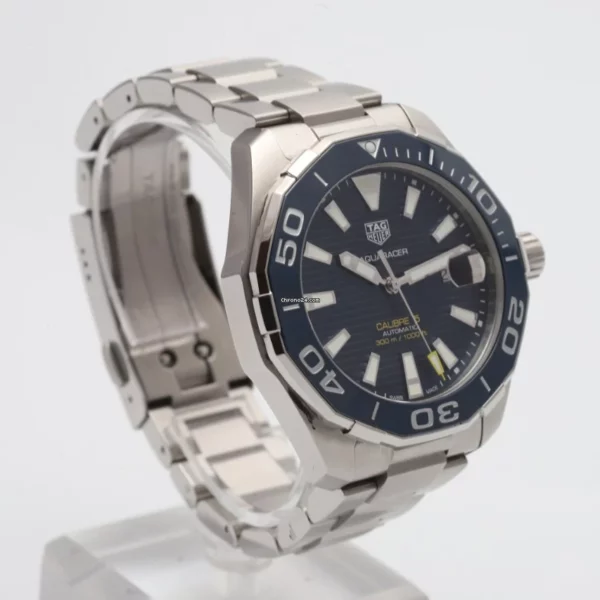 TAG Heuer Aquaracer WAY201B Blue Dial Automatic 43mm Watch