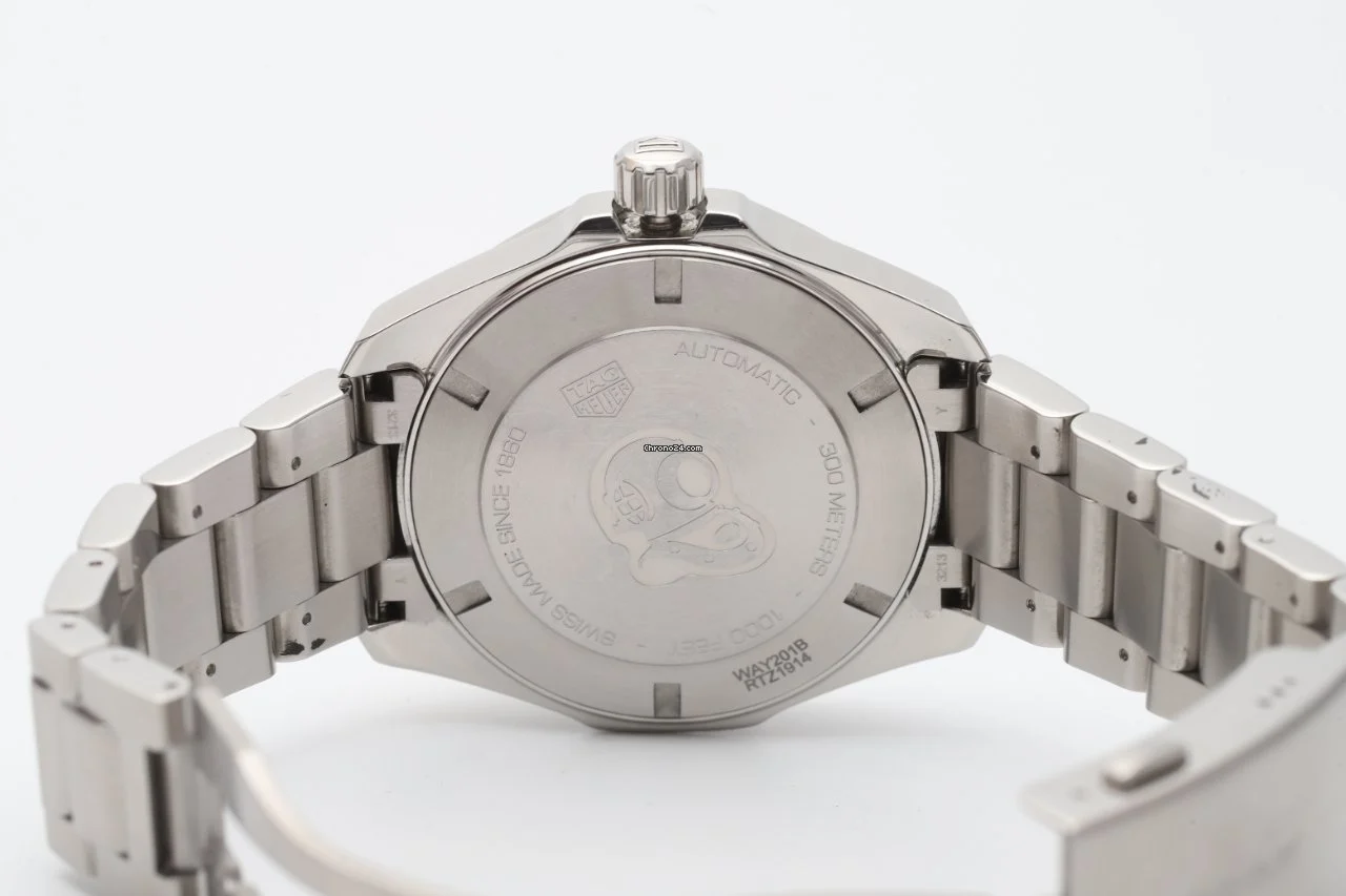 TAG Heuer Aquaracer WAY201B Blue Dial Automatic 43mm Watch