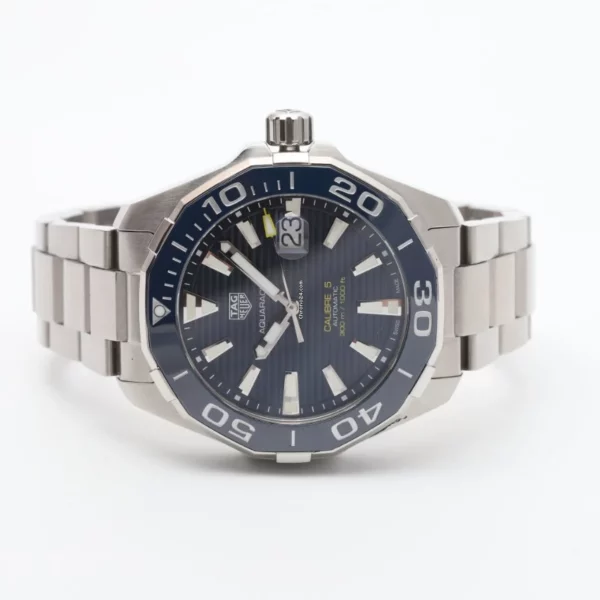 TAG Heuer Aquaracer WAY201B Blue Dial Automatic 43mm Watch