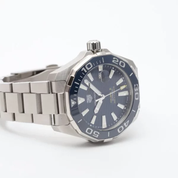 TAG Heuer Aquaracer WAY201B Blue Dial Automatic 43mm Watch