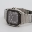 Cartier Santos De Large Automatic Black Dial Men's Watch