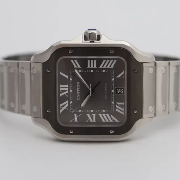 Cartier Santos De Large Automatic Black Dial Men's Watch