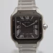 Cartier Santos De Large Automatic Black Dial Men's Watch